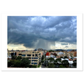 Raining over Bogotá urban landscape fine art photography print by Camilo Tobar