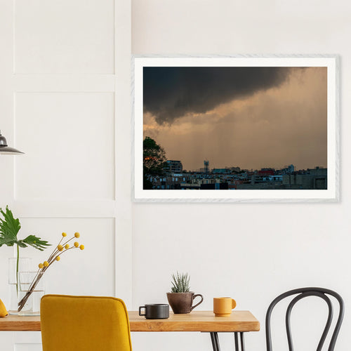 Bogotá storm sunset dramatic rain cloud fine art photography print by Camilo Tobar