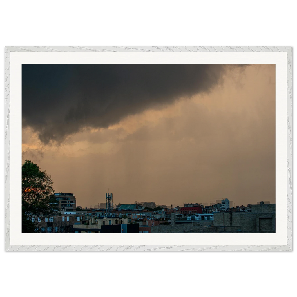 Bogotá storm sunset size reference – large format A0 fine art photography print