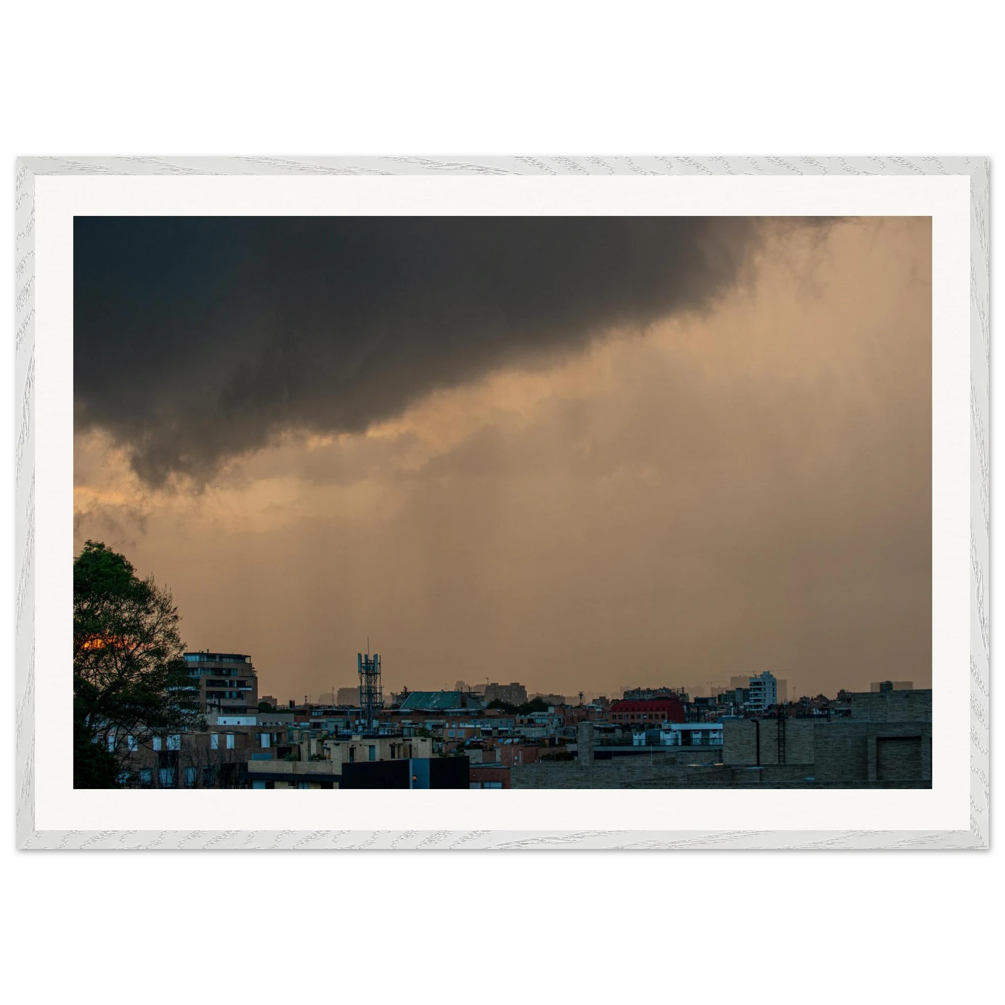 Bogotá storm sunset size reference – large format A0 fine art photography print