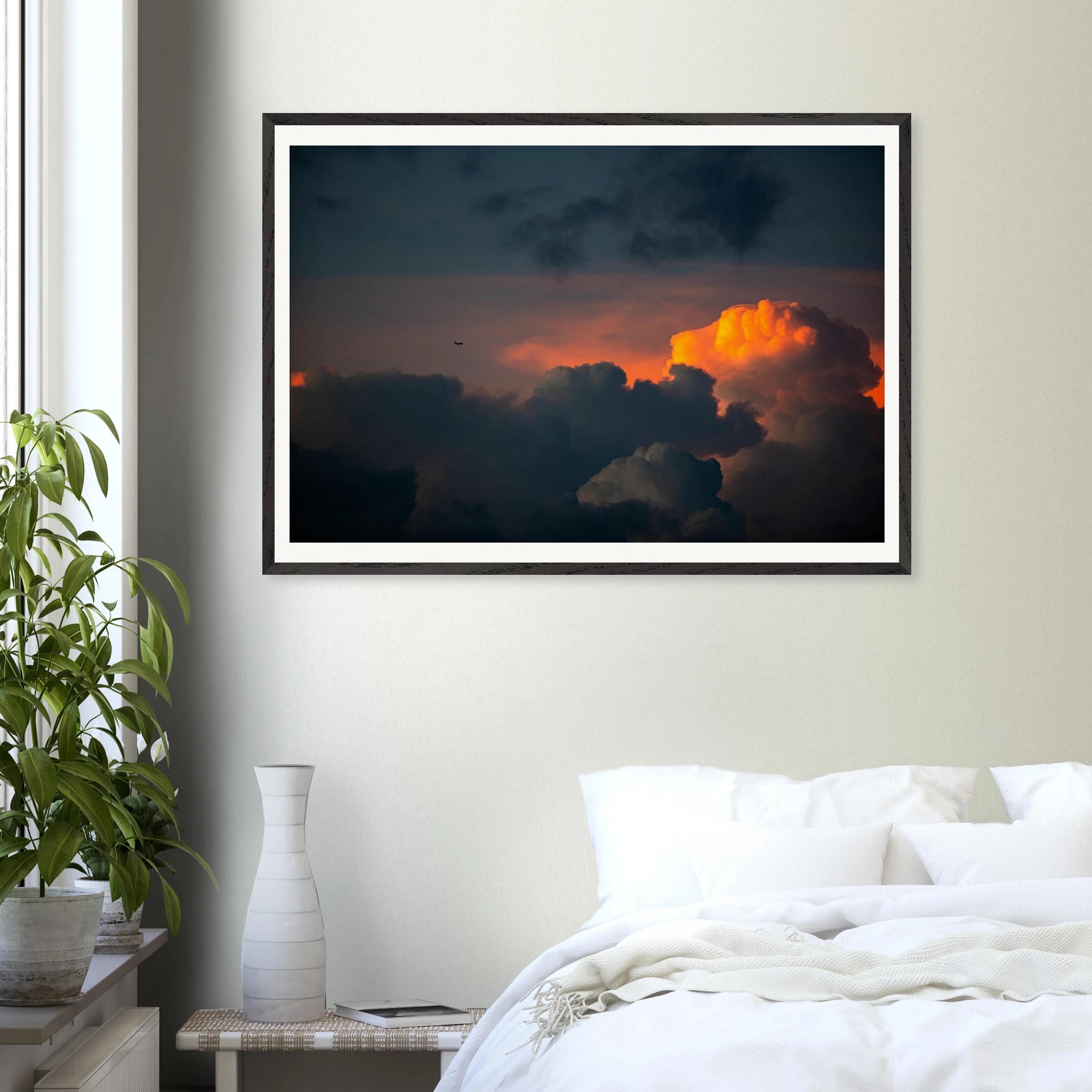Gigantic cloud over Andes Colombia framed fine art print by Camilo Tobar