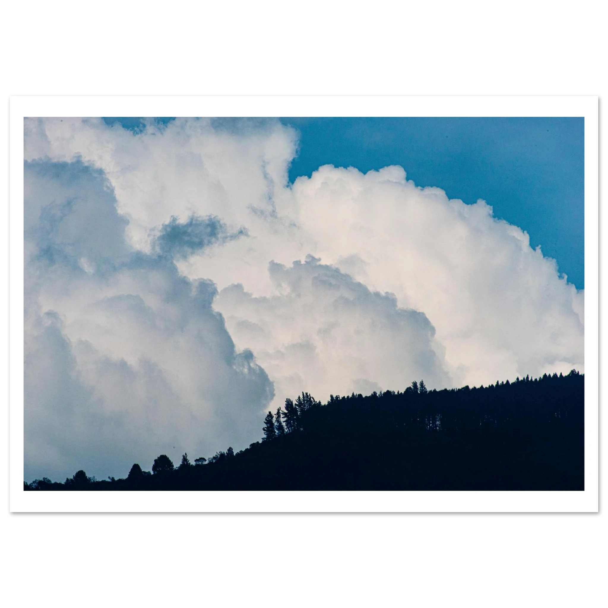 Majestic cloud formation over Bogotá mountains – fine art photography print by Camilo Tobar