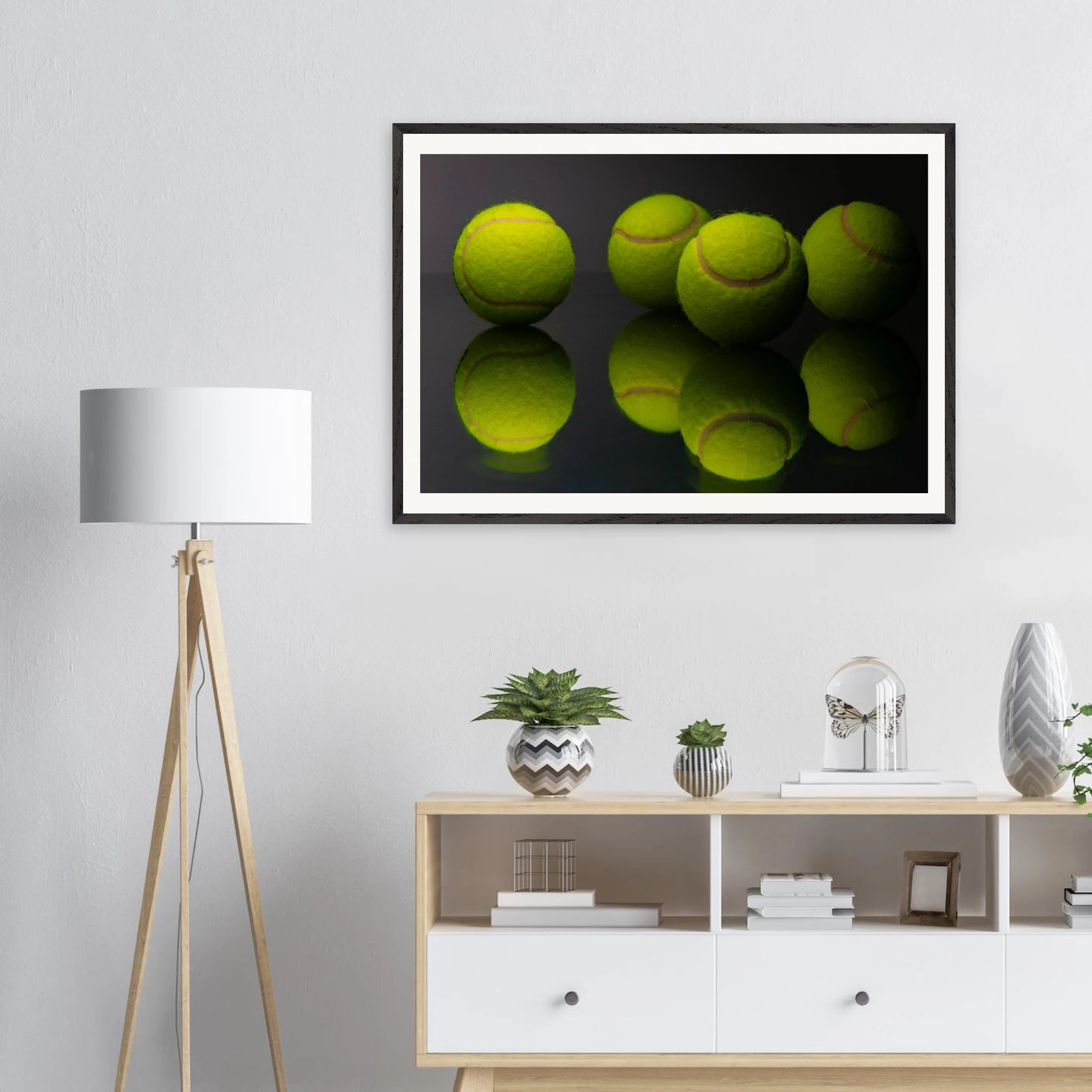 Tennis Ball Communion framed abstract fine art print by Camilo Tobar