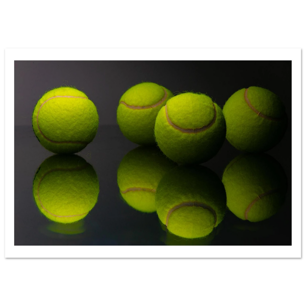 Tennis Ball Communion tranquil abstract fine art print by Camilo Tobar