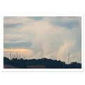 Cloud meets mountain dramatic landscape over Bogotá – fine art photography print by Camilo Tobar