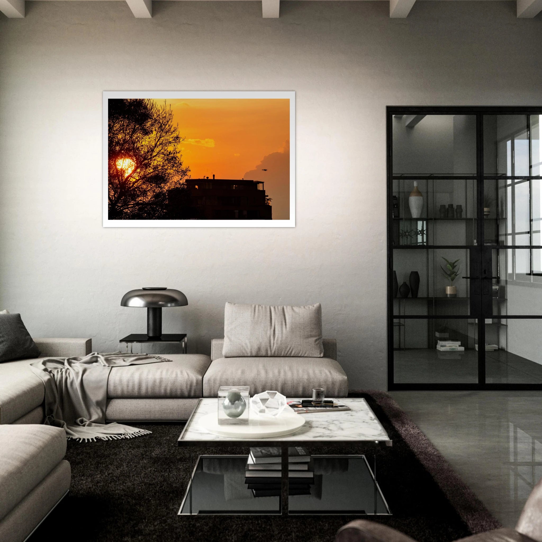 Bogotá sunset Andes cloudscape wall art – gicléé print on 200gsm matte paper