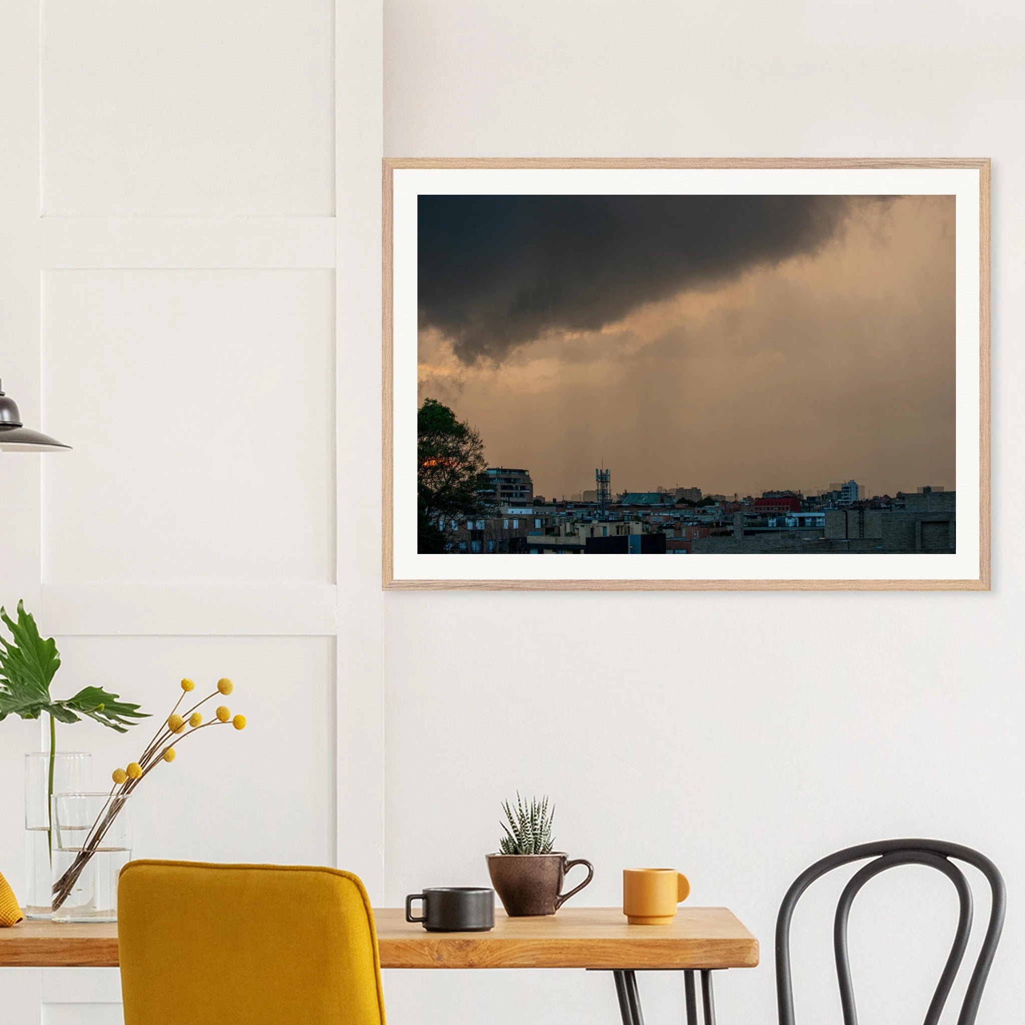 Bogotá storm sunset wall art – A0 gicléé print on FSC-certified matte paper
