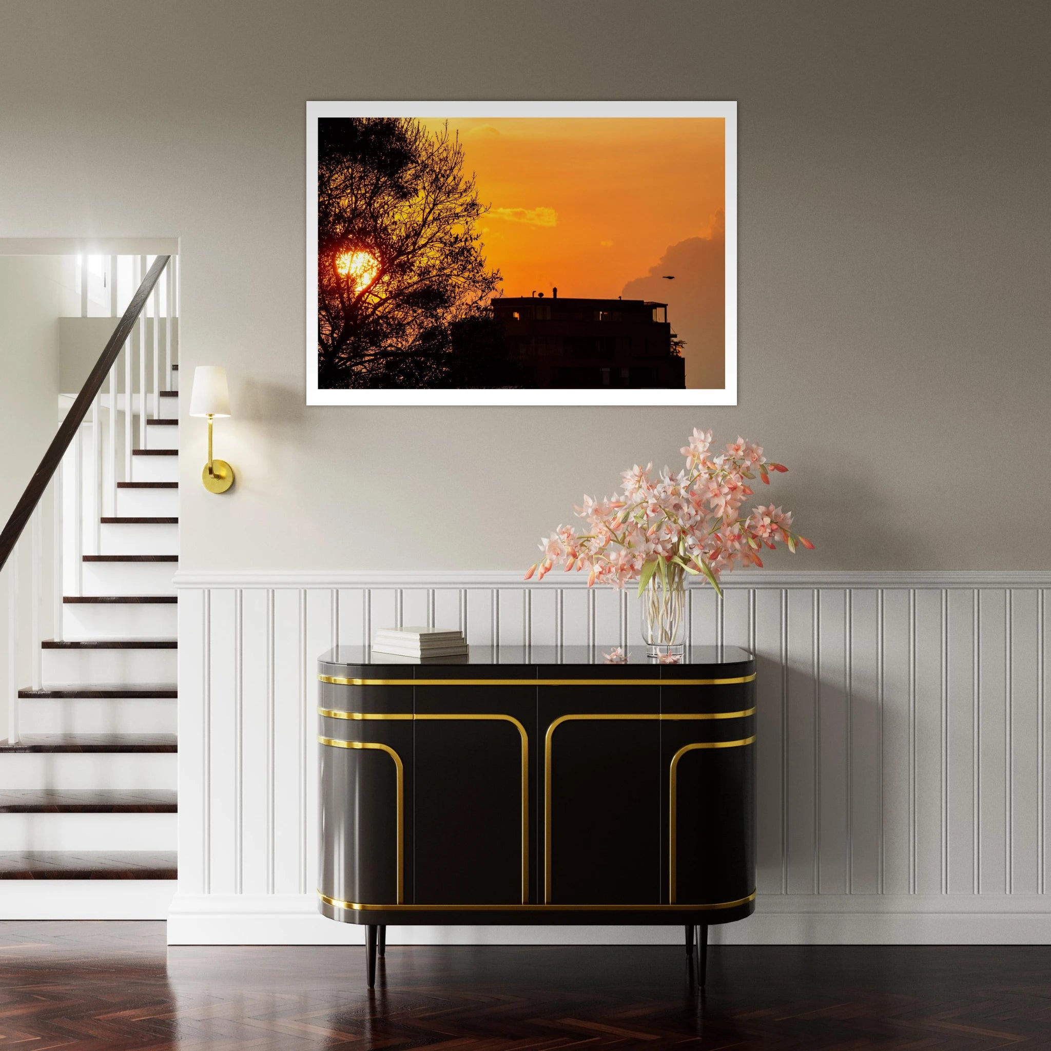 Bogotá sunset Andes cloudscape detail – warm light over Colombian mountains